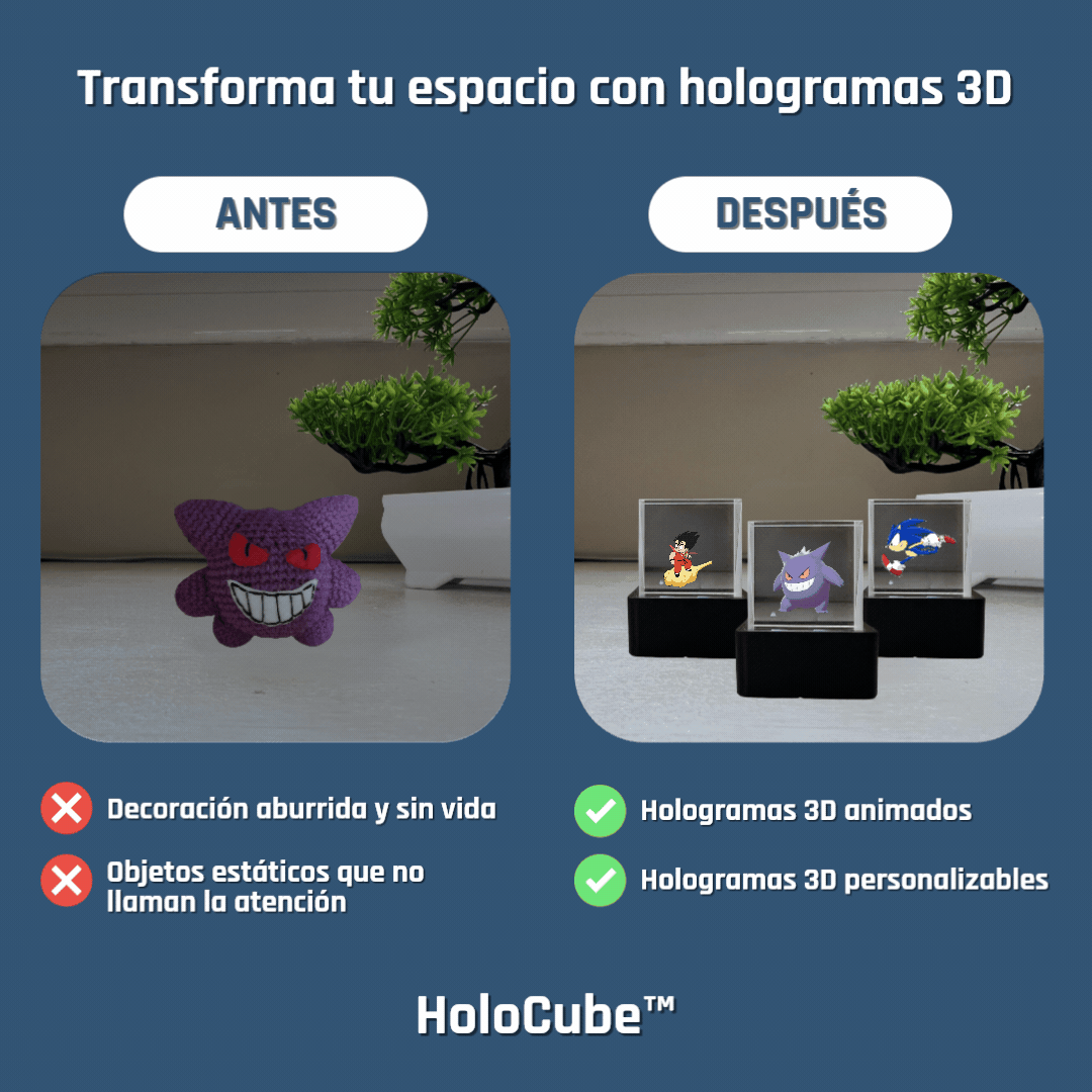 HoloCube™ - 3D Holographic Cube